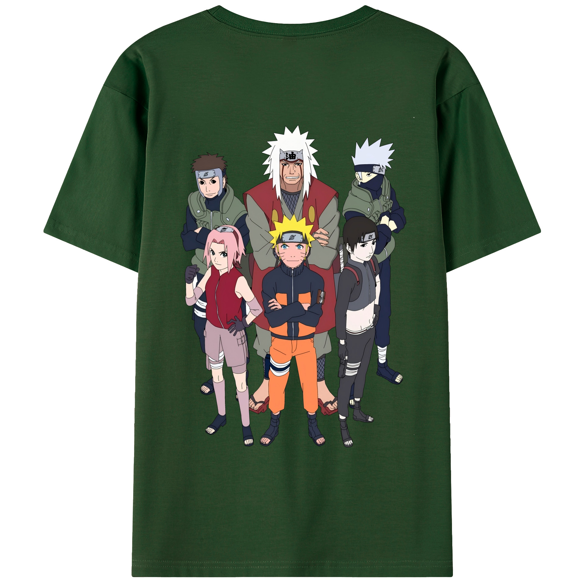 （画像用） NARUTO -ナルト- うずまき ナルト Uzumaki Naruto 綿100％半袖Tシャツ（背面プリント）
